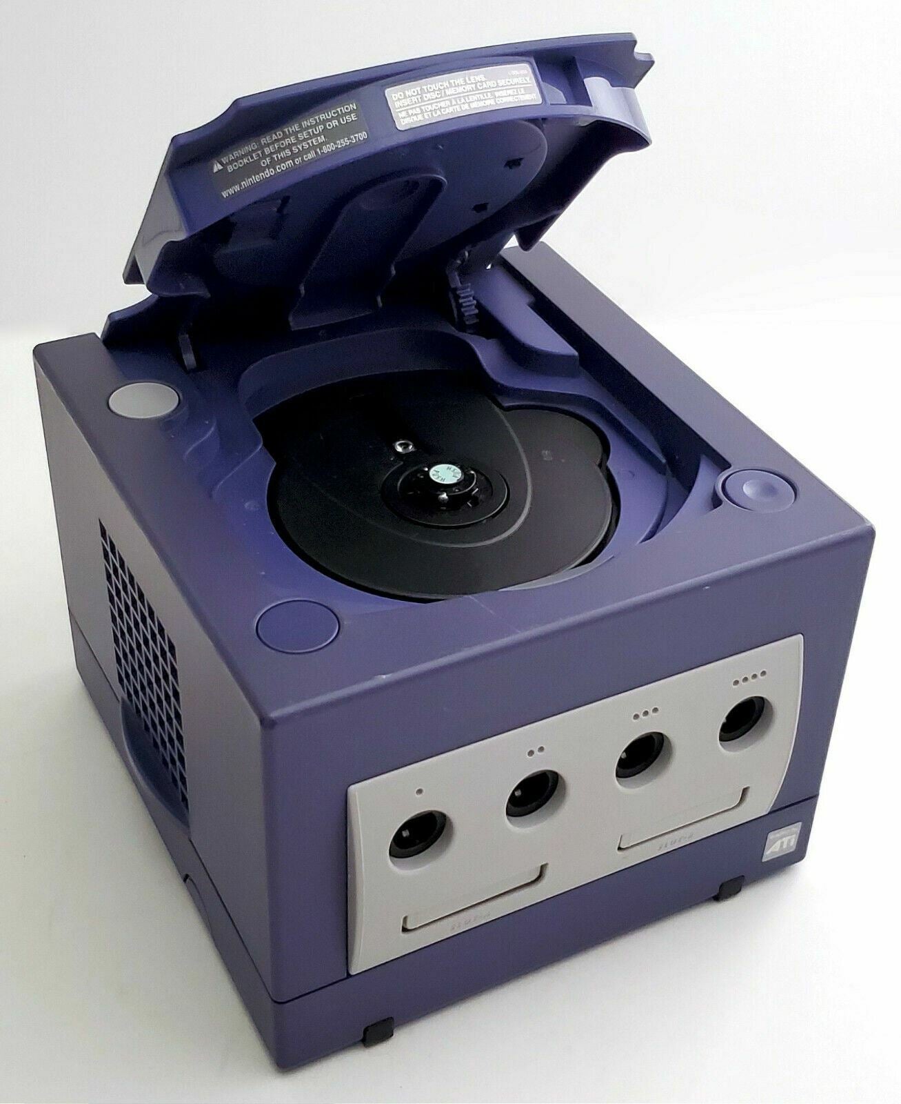 Nintendo GameCube  - Indigo with wavebird contorller and Mario Party 7