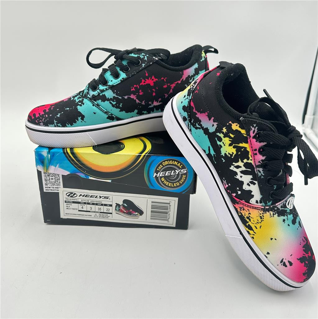 Heelys Youth Size 4 Tie Dyed Wheeled Skate Shoe Sneaker