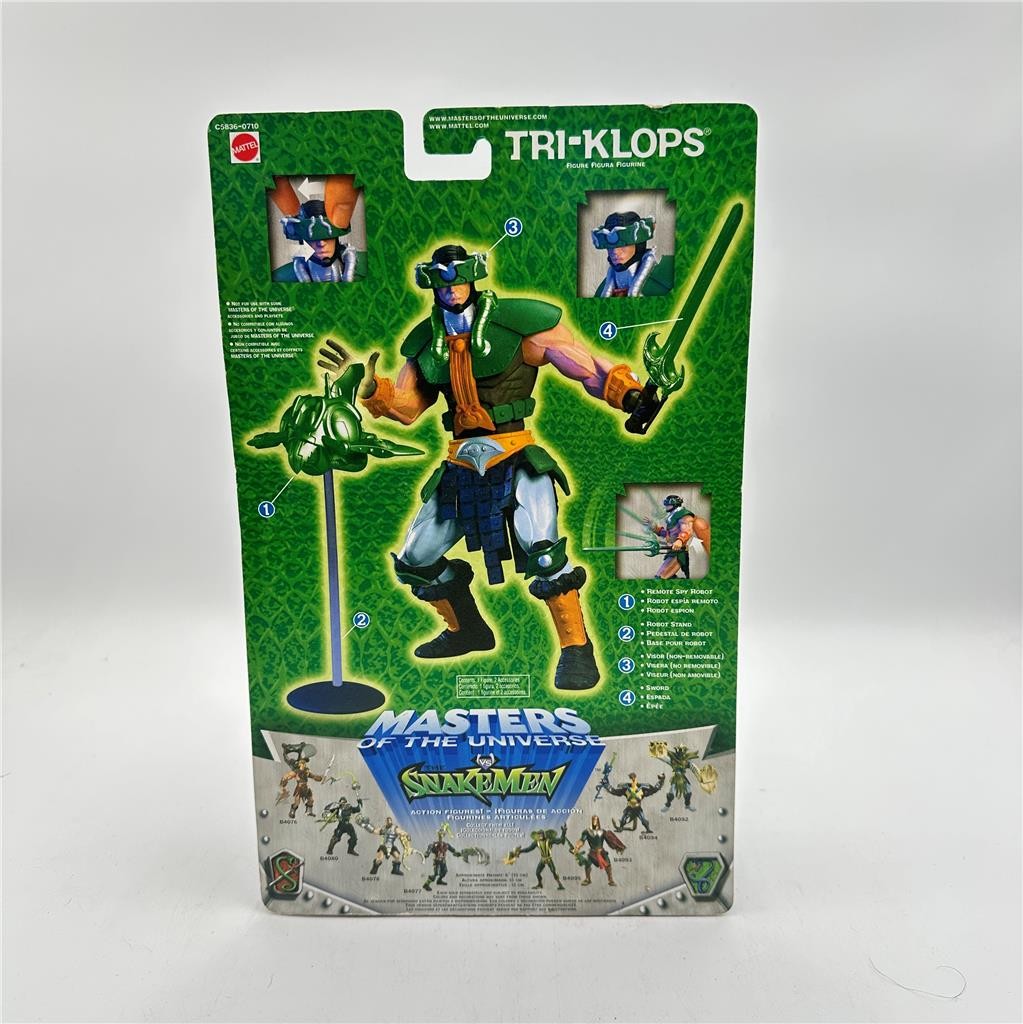 2003 HE-MAN Snakemen Tri-Klops Masters of the Universe