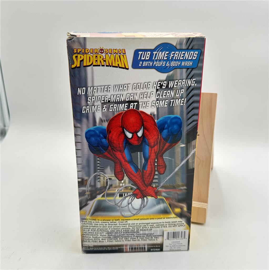Tub Time Friends Spider Sense Spider Man 2 Bath Poufs and Body Wash