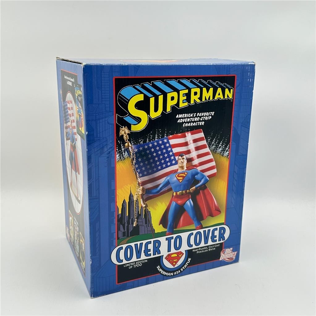 DC Direct Superman Cover to Cover #24 Statue No 1275/1700