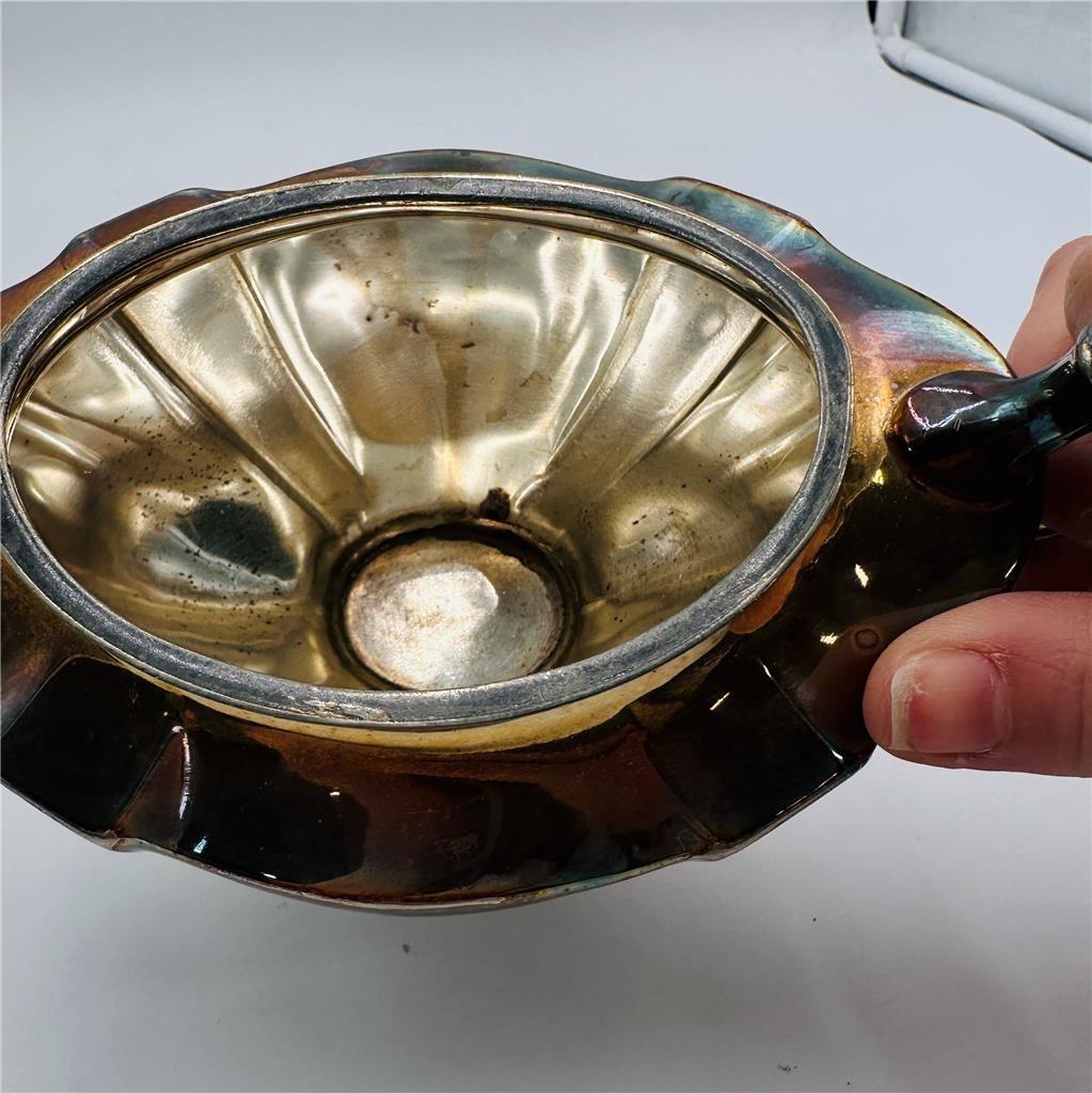 4 Pc MERIDEN S.P International S.CO Company 2406 Silverplate COFFEE /TEA Set