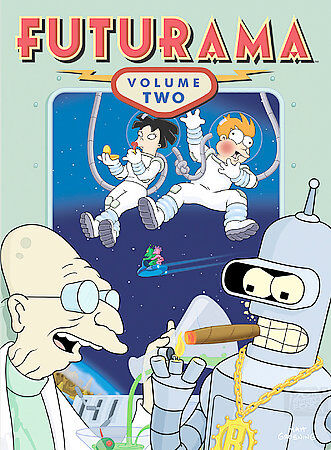Futurama - Volume 2 (DVD, 2009, 4-Disc Set, iTunes Sampler)