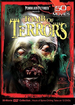 TOMB OF TERRORS 50 Movie Collection (DVD, 2007, 12-Disc Set) *SEALED* Horror