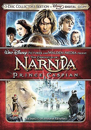 The Chronicles of Narnia: Prince Caspian (DVD, 2008, 3-Disc Set, Slip cover)