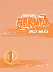 Naruto Uncut Box Set 3 Disc DVD Set 2002 Volume 1 Shonen Jump One with Storyboar