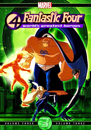 Fantastic Four: Worlds Greatest Heroes - Volume 3 (DVD, 2008) NEW WITH SLIP COVE