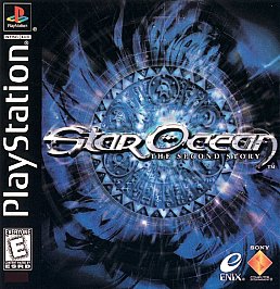 Star Ocean: The Second Story (Sony PlayStation 1, 1999) with reg card