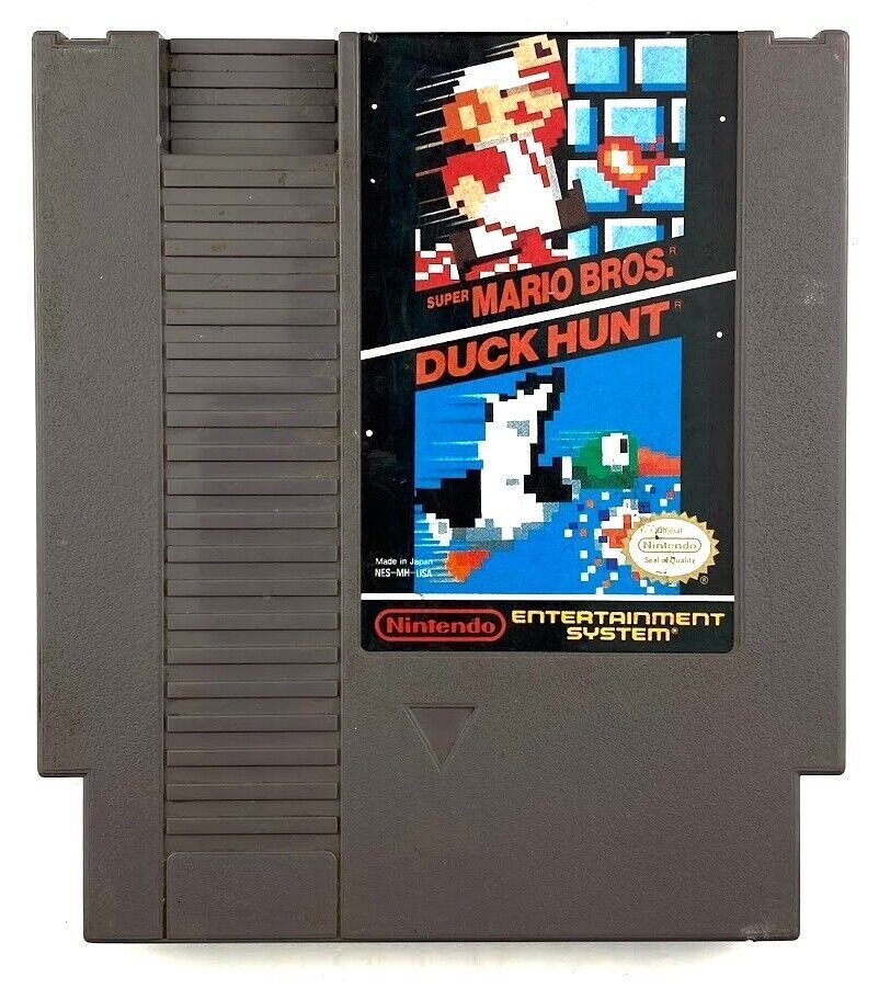 1pc Super Mario Bros./Duck Hunt  (Nintendo Entertainment System, 1988) +Manual a