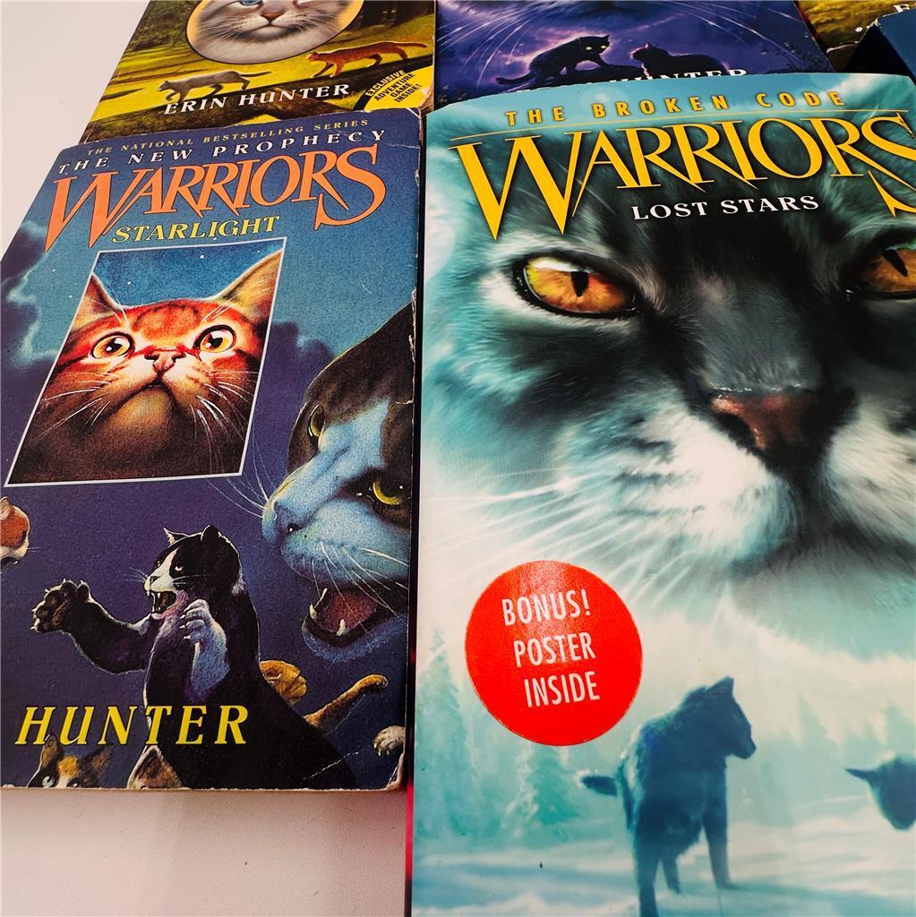 Lot of 6 Warriors Books