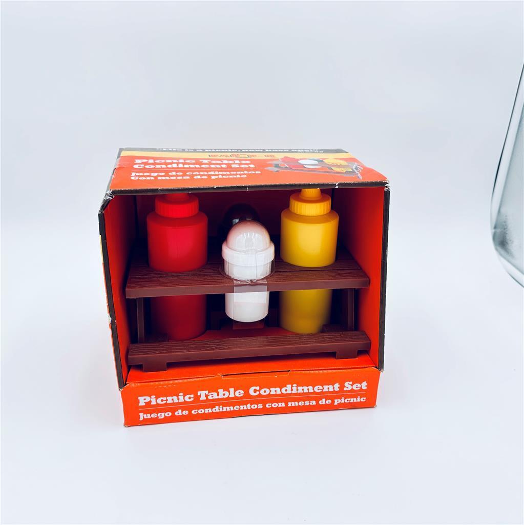 Barbecue Condiment Picnic Table BBQ Accessories Condiment Set Mr Bar B Q