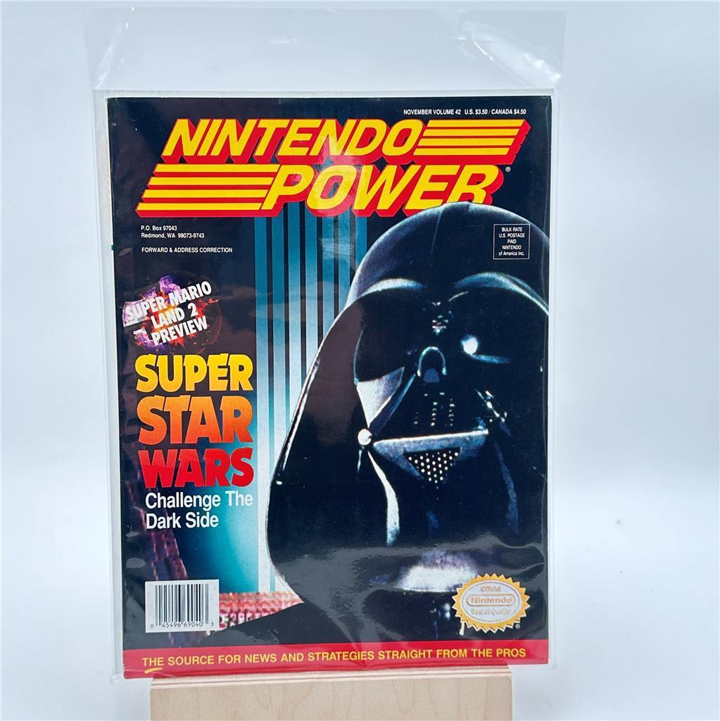 Nintendo Power Magazine 42 November 1992 Super Star Wars w/ Batman Poster