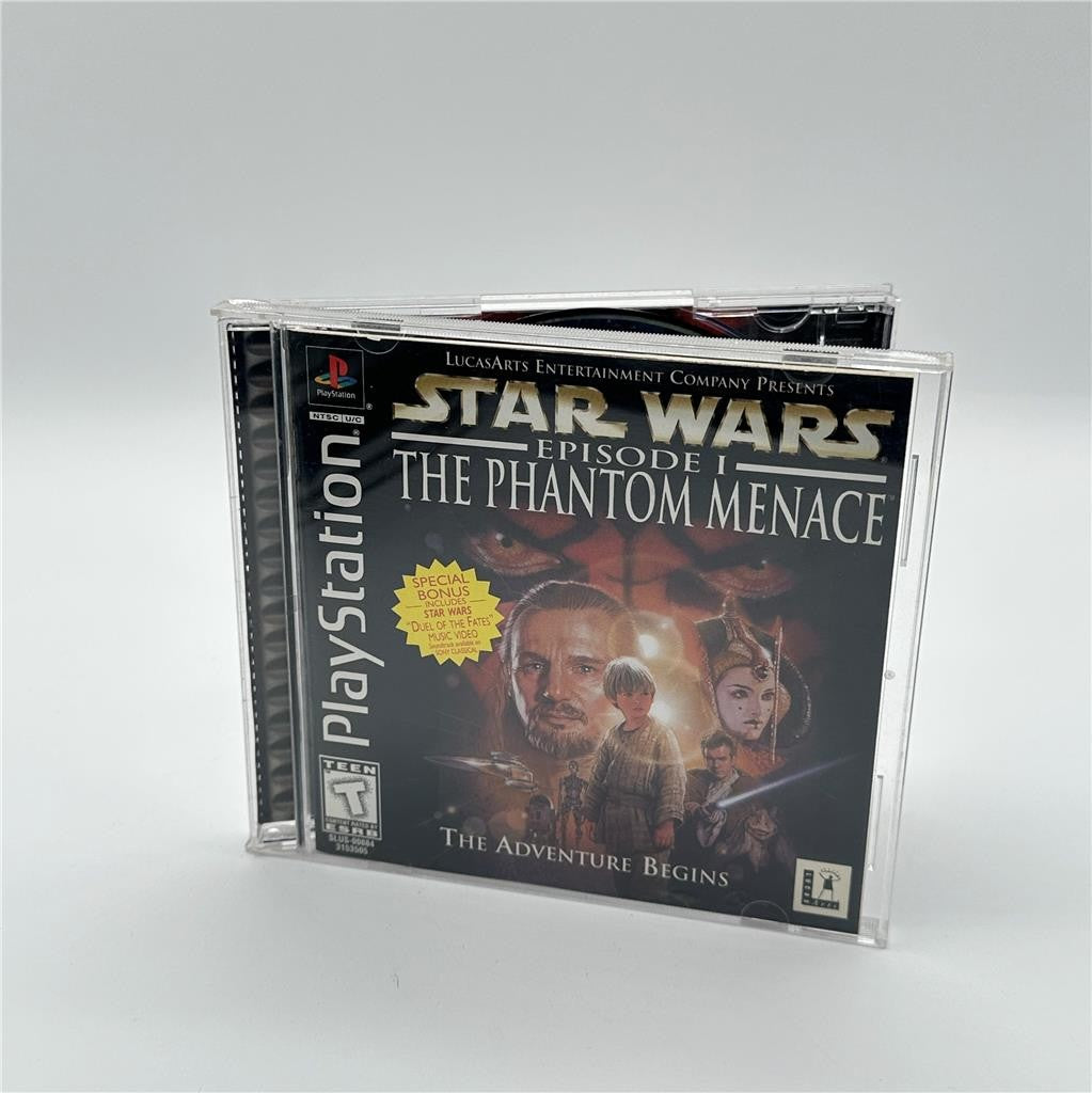 Star Wars Episode I The Phantom Menace PS1 1st Print Complete  WITH INSERTS