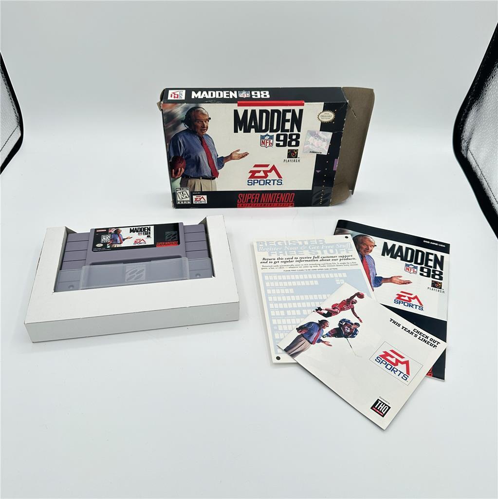 Madden NFL 98 (Super Nintendo Entertainment System, 1997)