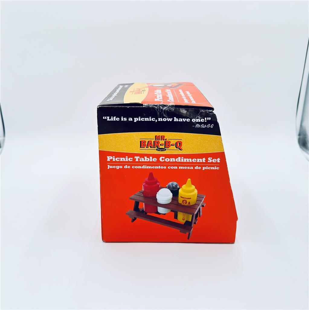 Barbecue Condiment Picnic Table BBQ Accessories Condiment Set Mr Bar B Q