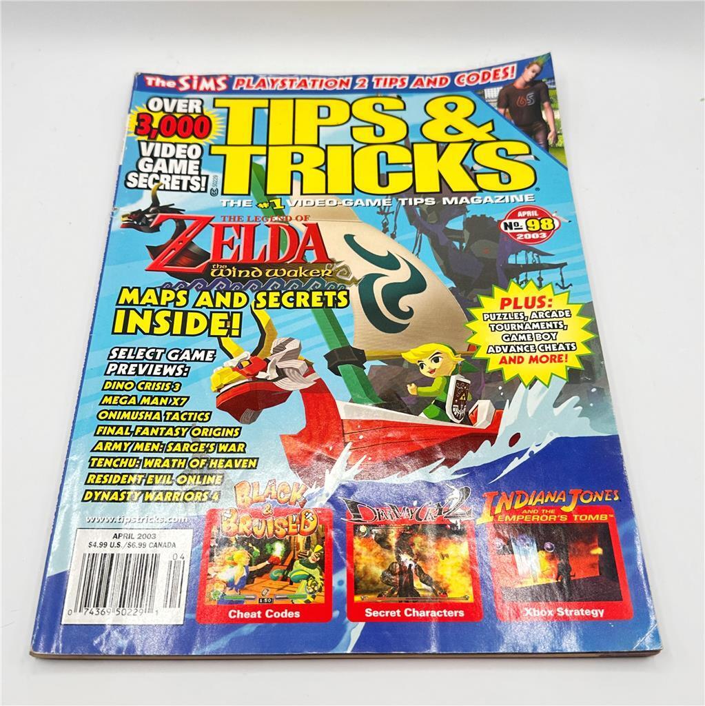 Tips and Tricks Gaming Magazine #98 April 2003 - Zelda Wind Waker