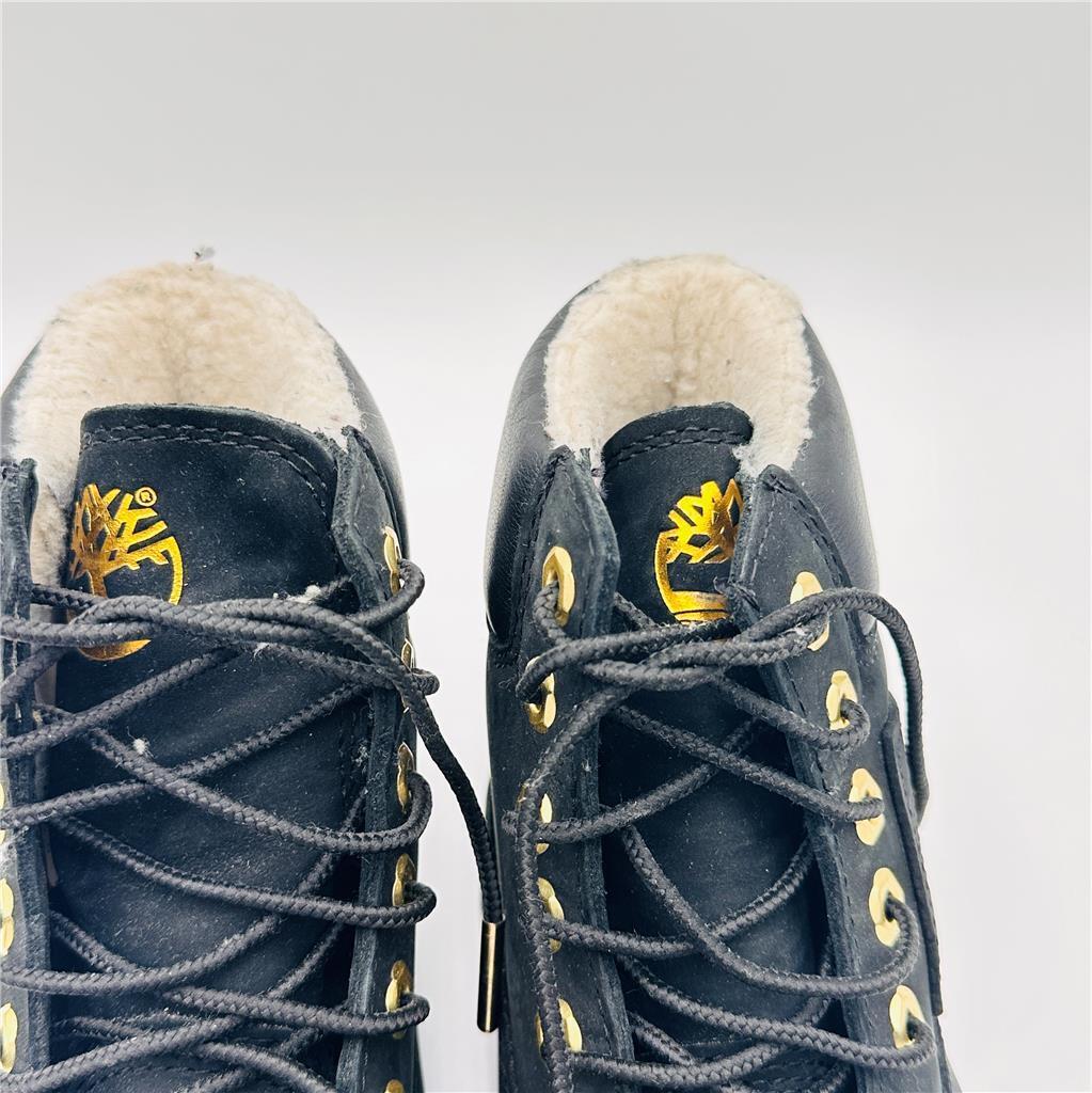 Timberland Boys Size 5.5  Faux Fur  Waterproof Boots. Used.