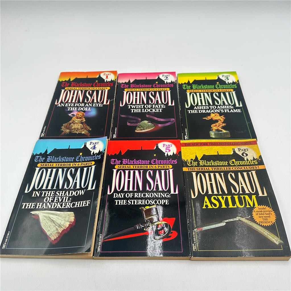 The Blackstone Chronicles By John Saul #1-6  Serial Terror Horror