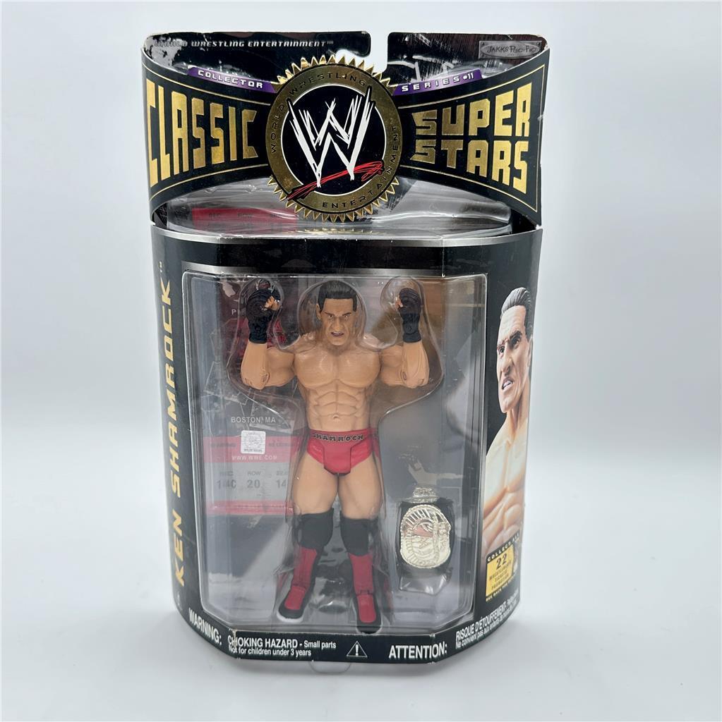 Jakks WWE Classic Superstars Ken Shamrock Figure 2006 Series 11 Great Box 