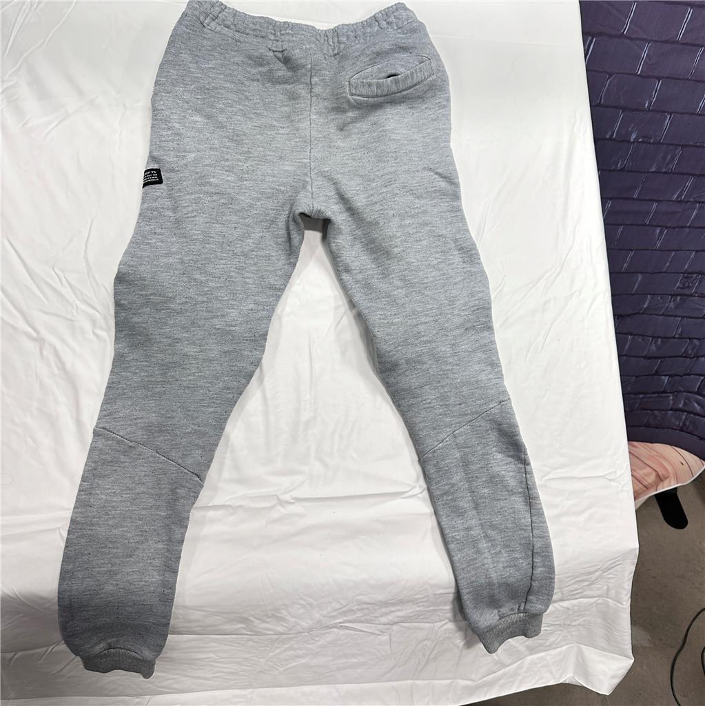 Brooklyn Xpress Men's Jogger Sweatpants Elastic Waistband Gray Size S B5