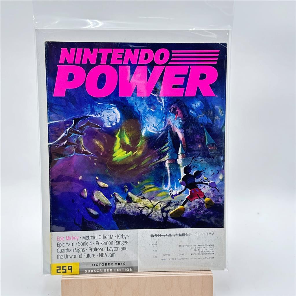 Nintendo Power Magazine #259 Oct 2010 Epic Mickey