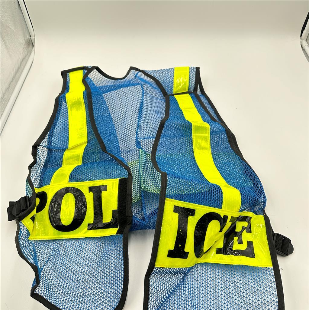 Vintage Police OFFICER SAFETY VEST Blue