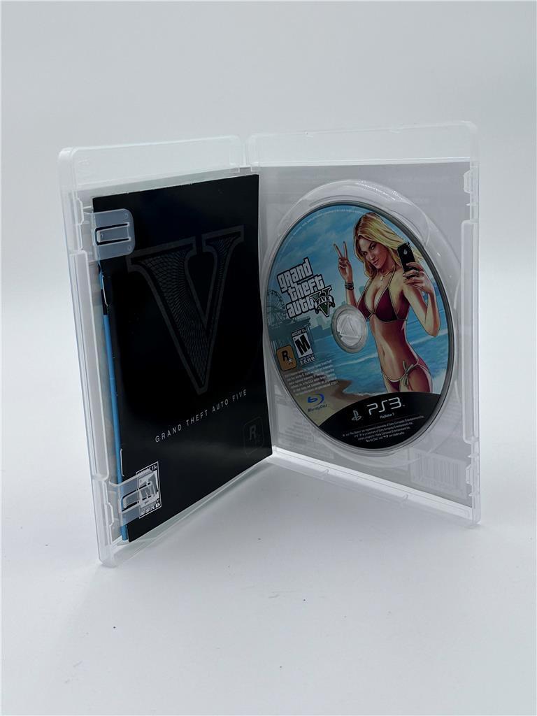 Grand Theft Auto V (PlayStation 3, 2013)- Damaged Artwork