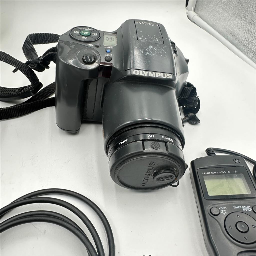 Vtg Lot of Olympus Camera and Accessories Untested 