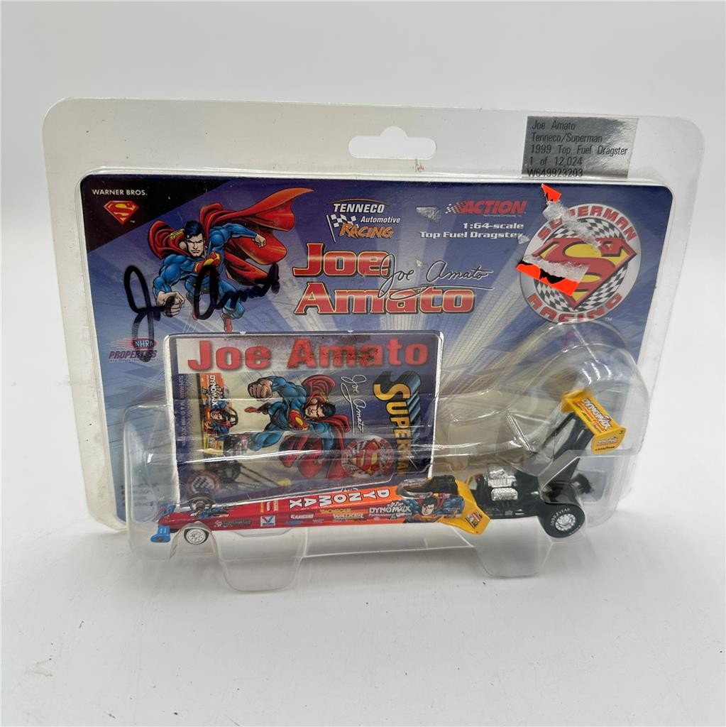 Action Racing Joe Amato Tenneco/Superman Top Fuel Dragster 1 of 12,024 New