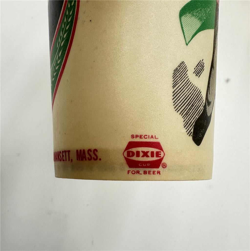 Vtg Hampden Beer Paper/Wax 14Fl OZ Dixe Cups For Beer Lot of 6