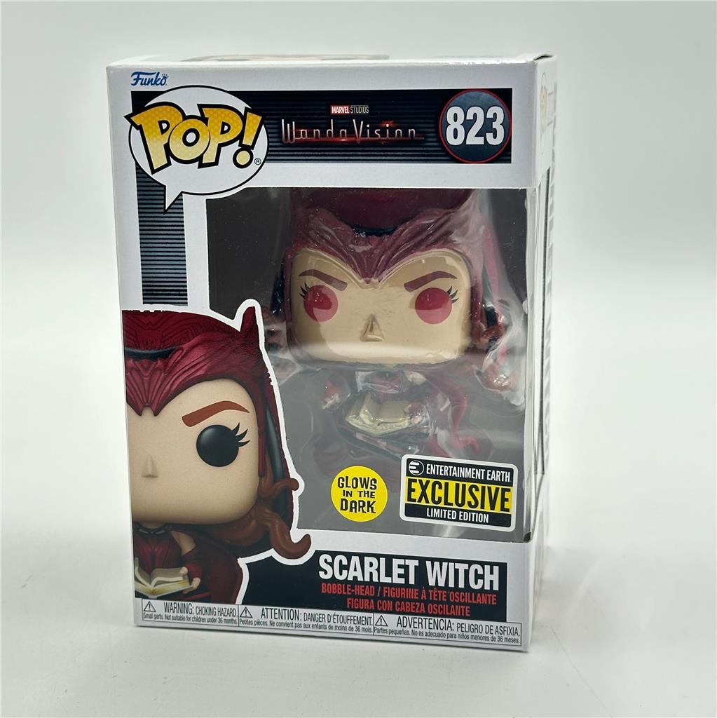 WandaVision Scarlet Witch Glow-in-the-Dark Funko Pop! Vinyl Figure #823