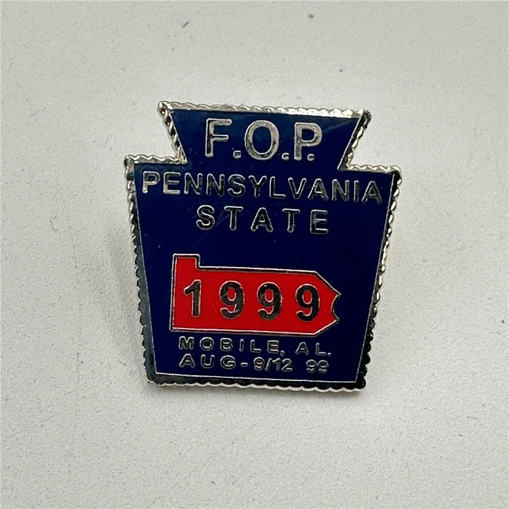  FOP Fraternal Order Of Police PA State 1999 Mobile Al. August 9-12 Pin 