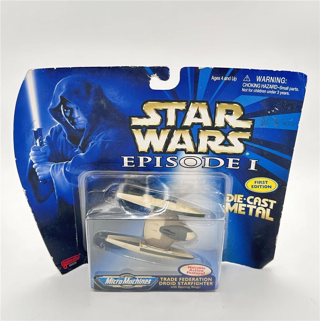 Micro Machines Star Wars Episode I Trade Federation Droid Starfighter-NEW