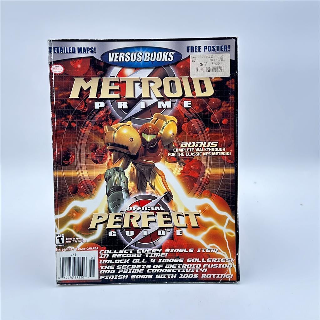 Metroid Prime Versus Books Official Strategy Game Guide