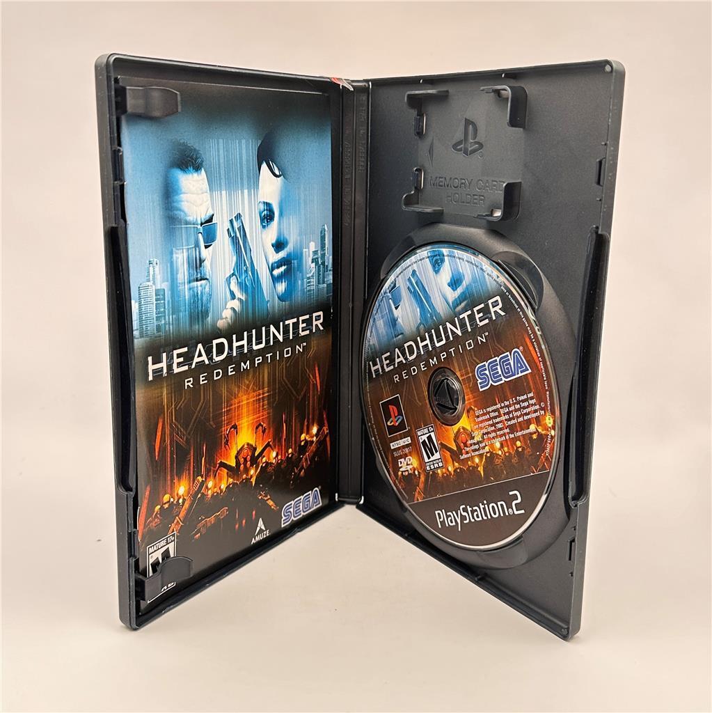 PS2 Headhunter Redemption Complete CIB + Reg Card Black Label