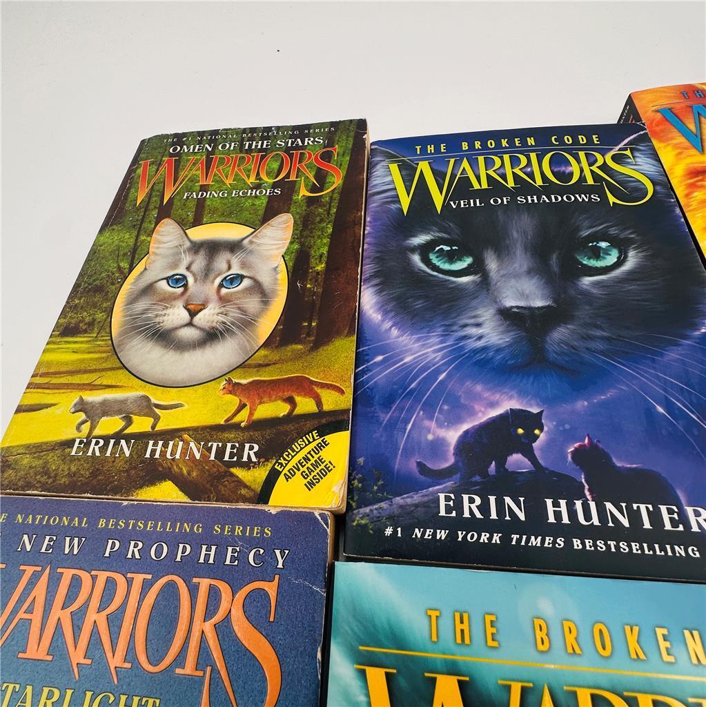 Lot of 6 Warriors Books