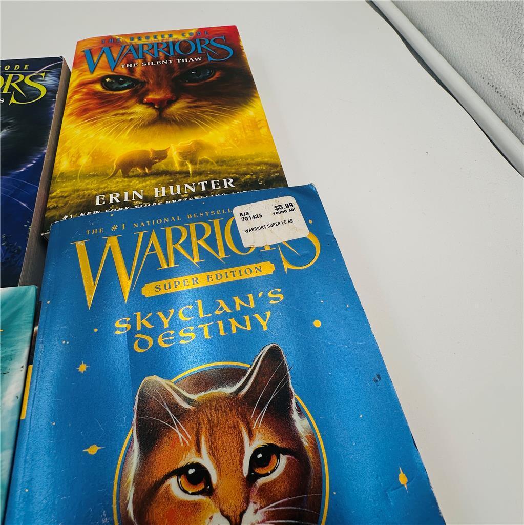Lot of 6 Warriors Books