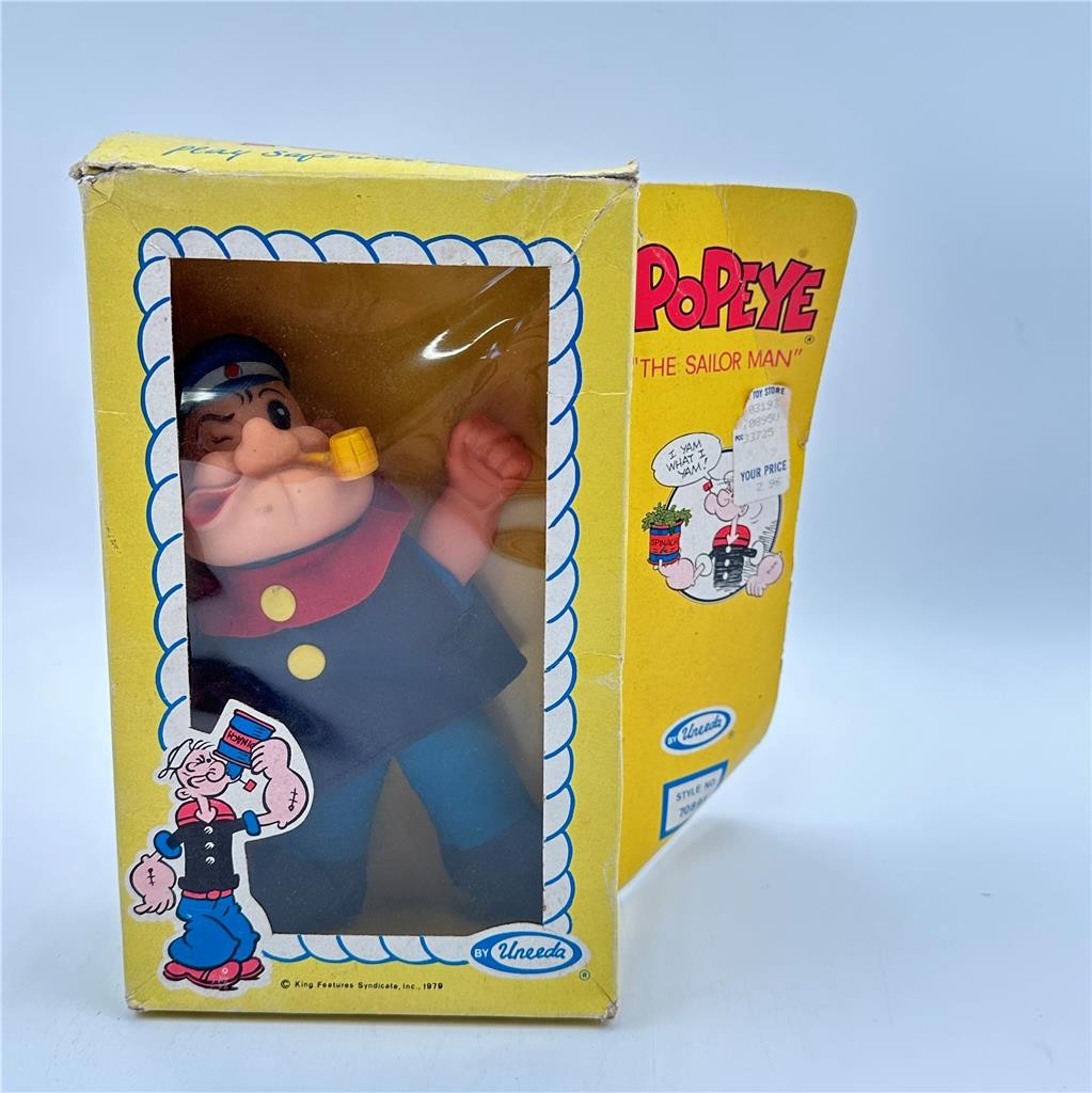 Popeye The Sailor Man Uneeda 1979 Figurine Style #70895 