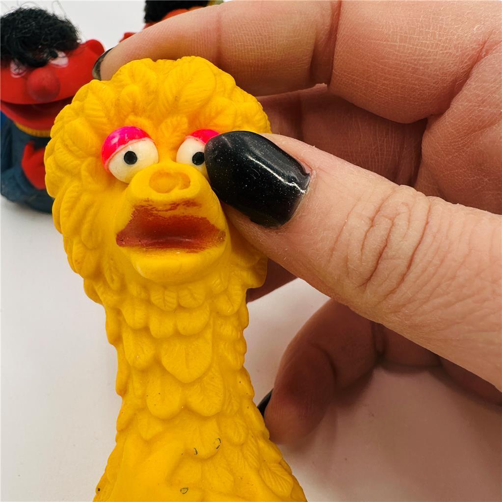  Vintage Lot of 10  Seasame Street Finger Puppets
