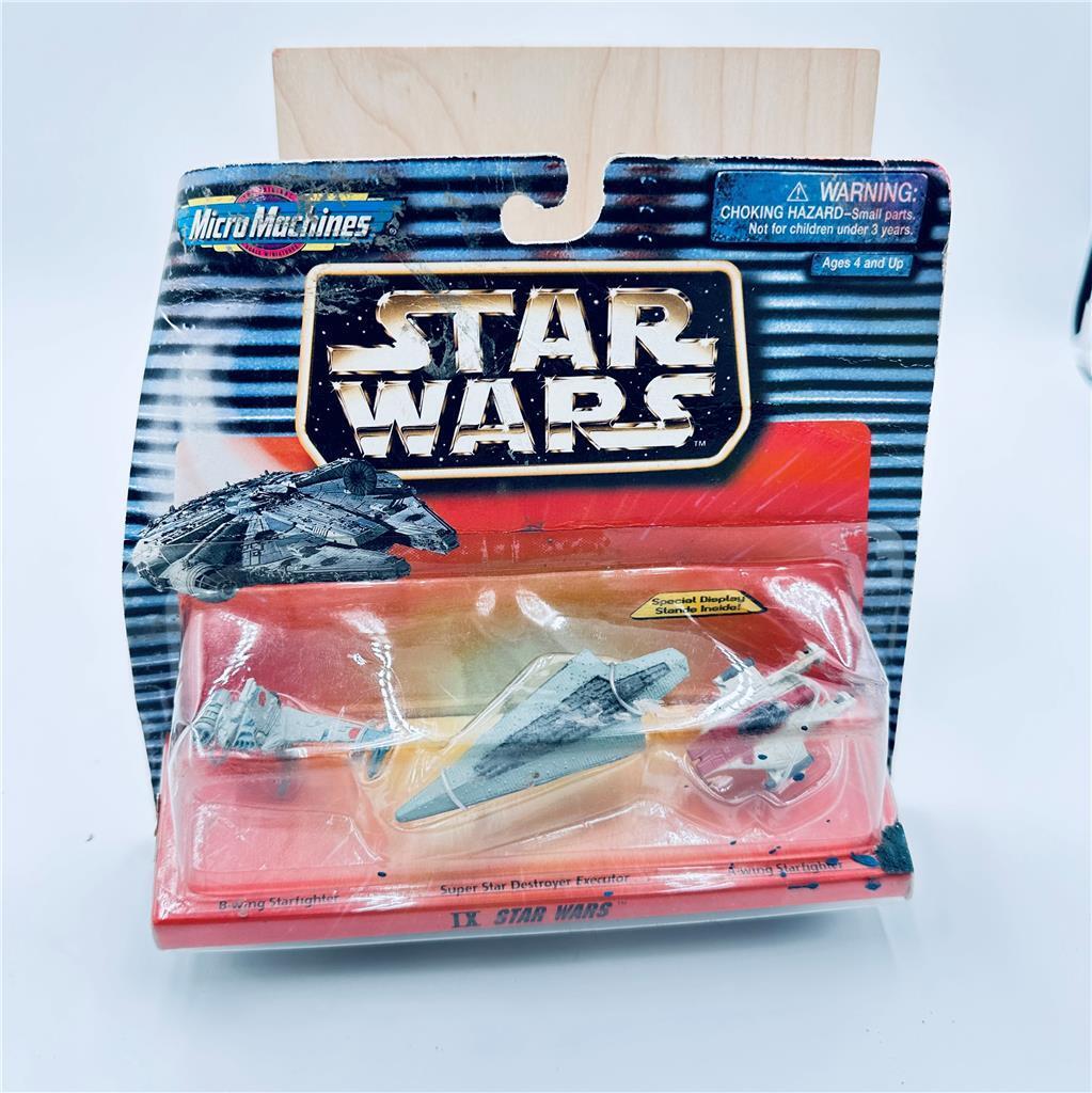 VINTAGE 1997 MICRO MACHINES STAR WARS B-WING SET IX GALOOB NIP