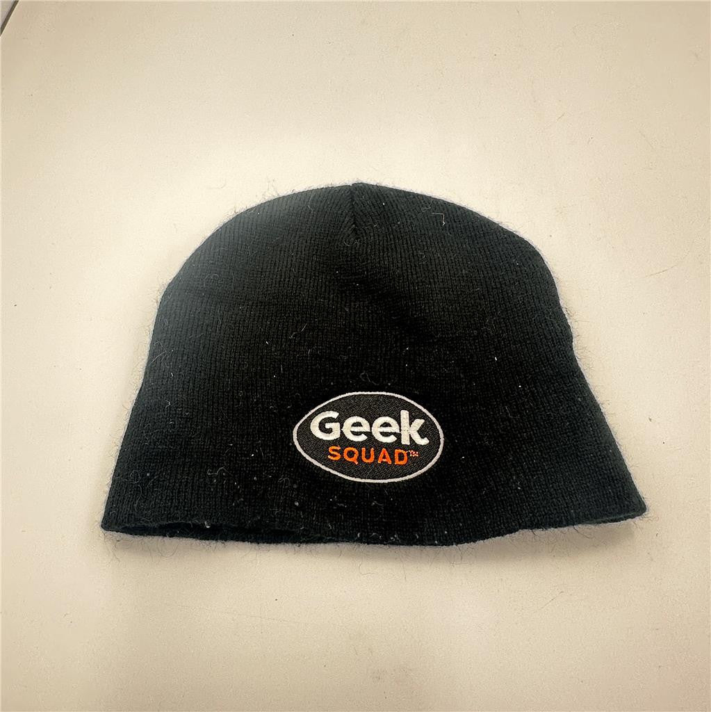Geek Squad Beanie Warm Winter Hat - Black - One Size Fits All-
