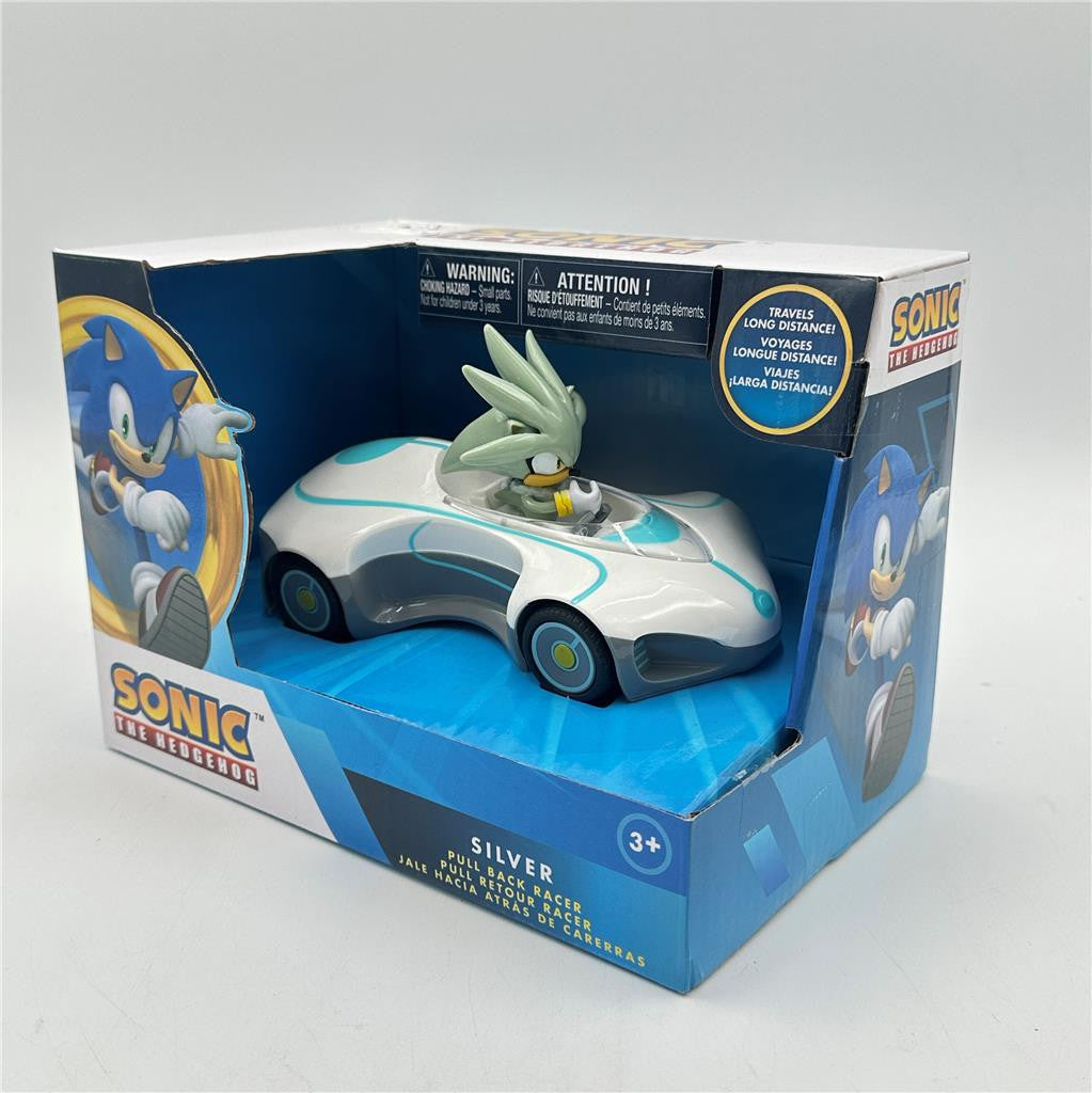 Sonic The Hedgehog : Silver Pull Back Racer