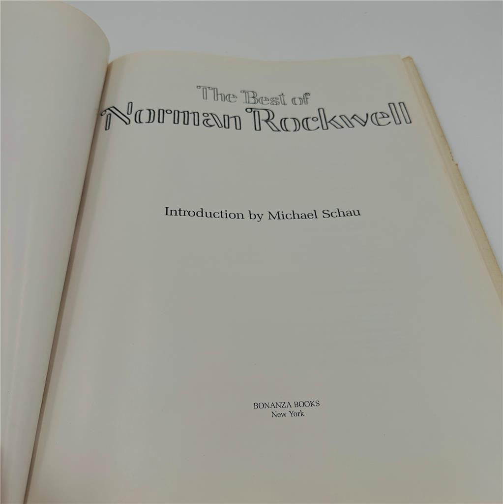The Best of Norman Rockwell 1979 Introduction by Michael Schau