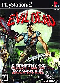 Evil Dead: A Fistful of Boomstick (Sony PlayStation 2 2003) disc and manual only